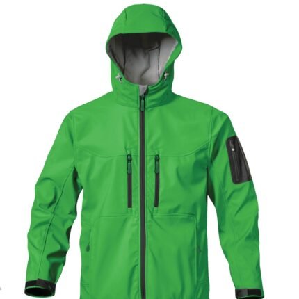 Custom men’s waterproof softshell techwear jacket