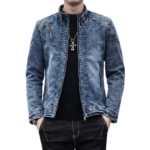 Wholesale men's winter denim jacket