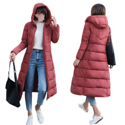 Custom plus size women’s winter puffer jacket