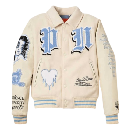 Custom plus size wool varsity jacket manufacturer