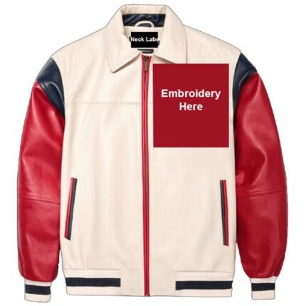 Custom PU leather varsity jacket manufacturer