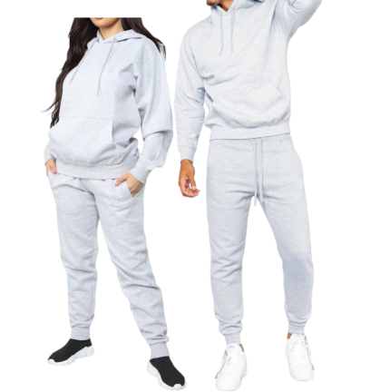 Custom unisex cotton sweatsuit set