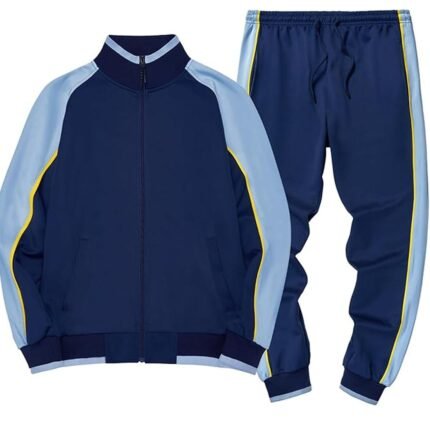 Custom logo unisex football tracksuit