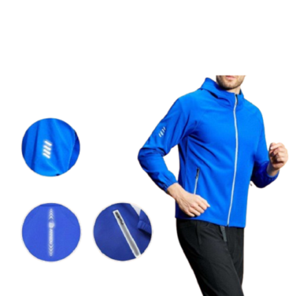 Unisex hooded waterproof softshell jacket