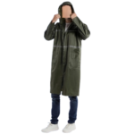Wholesale OEM unisex reflective rain jacket