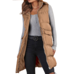 Women’s full-zip puffer vest