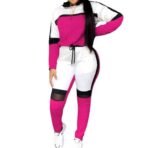 Women's cotton hoodie tracksuit
