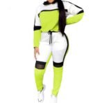 Women's color block tracksuit
