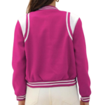 Corduroy women's varsity jacket