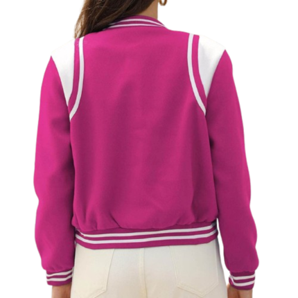 Corduroy women's varsity jacket
