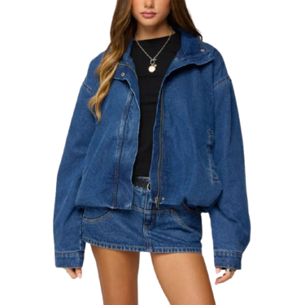 Custom women's denim jacket