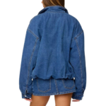 Women's relaxed fit denim jacket