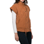Custom women's quilted waistcoat