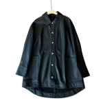 Women's oversized studded jacket