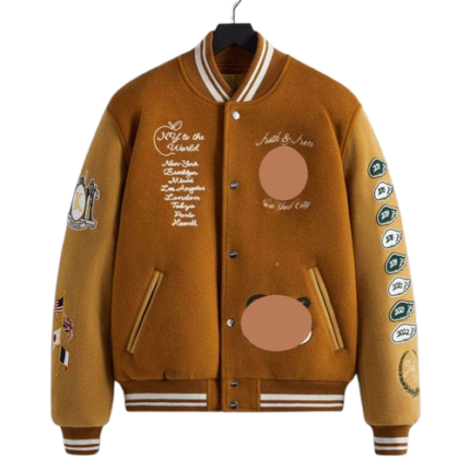 Custom wool baseball varsity jacket manufacturer