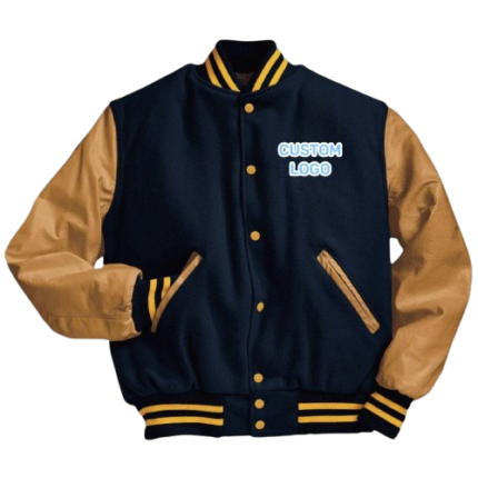 Wool baseball varsity jacket