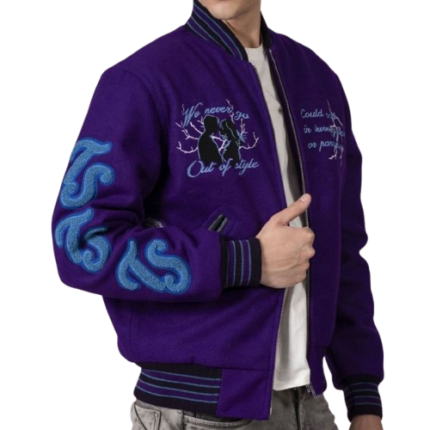 Custom wool varsity jacket