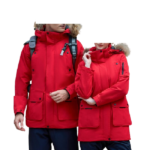 Unisex hooded waterproof parka