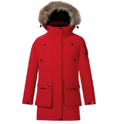 Customized unisex waterproof long parka jacket