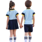 Custom pattern kids polo shirt