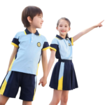Children's cotton polo shirt