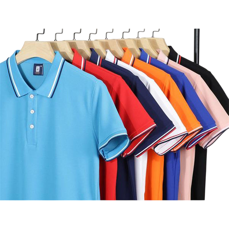 Men's 100% Cotton Polo Shirt Custom men's 100% cotton polo shirt