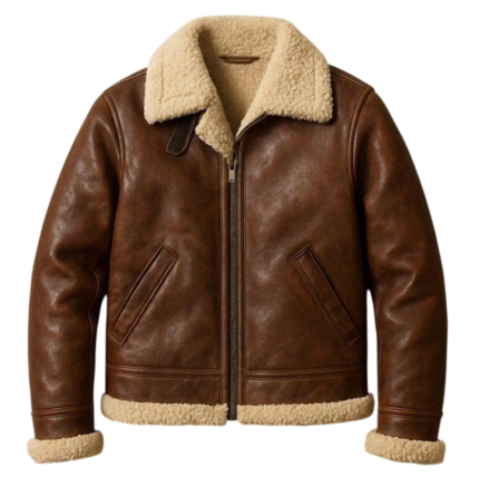Men’s aviator bomber jacket