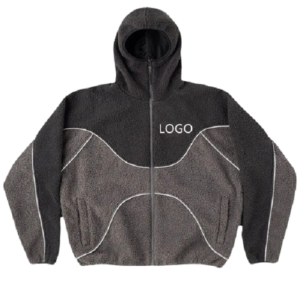 Men's sherpa fleece jacket