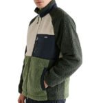 Men's patchwork sherpa jacket
