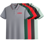 Men's short sleeve polyester polo