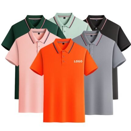 Men's polyester polo shirt