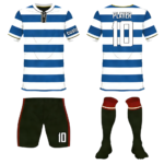 Women’s custom football uniform set
