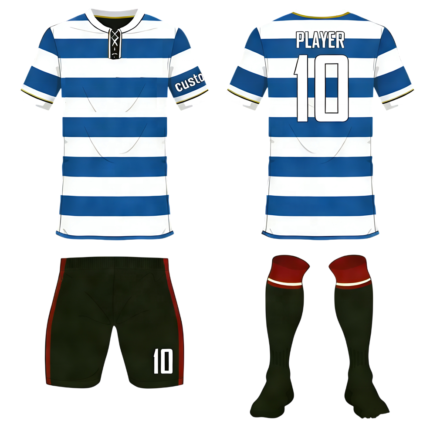 Women’s custom football uniform set
