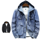 Men's hip-hop denim jacket
