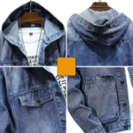 Men's windproof denim jacket