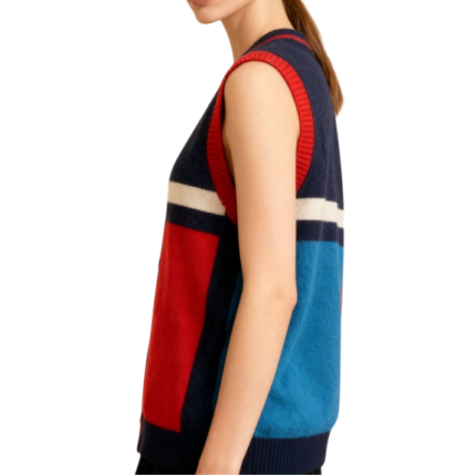 Women's breathable knit vest