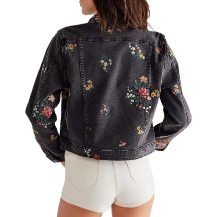 Women's slim fit denim jacket