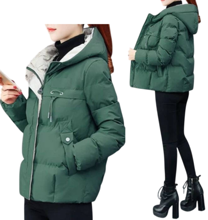 Women’s hooded padded parka jacket