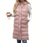 Women’s hooded puffer vest