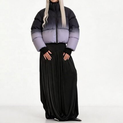 Women’s ombre puffer jacket