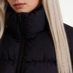 Women’s quilted ombre puffer jacket