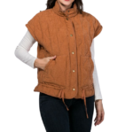 Women's quilted waistcoat vest