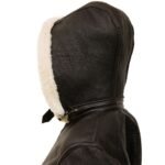 Custom women's B-3 sheepskin jacket