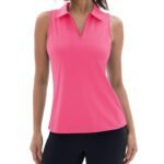 Women's performance golf polo shirt