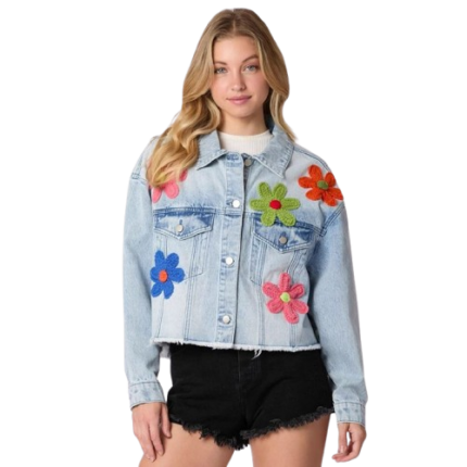 Women's western cowboy denim jacket