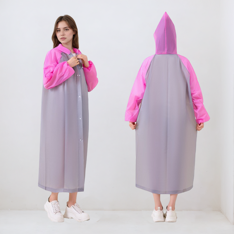 Fashion Waterproof Breathable Rain Suit with Protective Raincoat (2)
