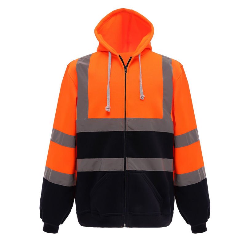 High Visibility Class 3 Reflective Hooded Safety Work Jacket (3)