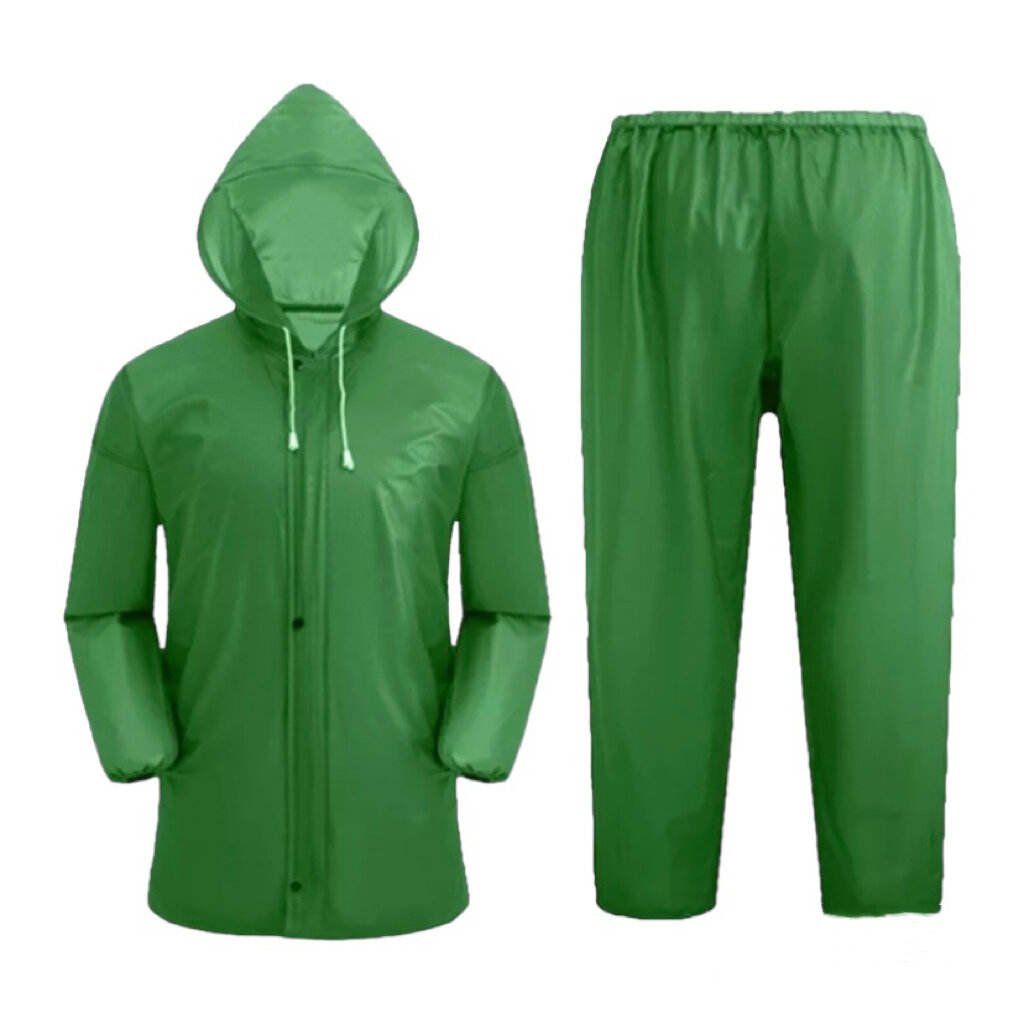 Lightweight Waterproof Windproof Motorcycle Raincoat & Pants Set (2)