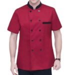 Custom summer mesh back chef jacket