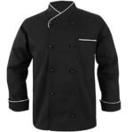 Custom logo poly cotton chef jacket
